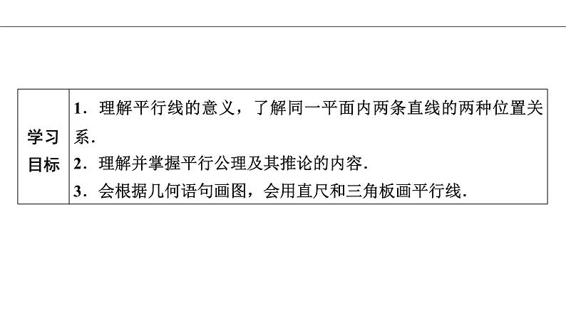 人教版七年级数学下册5.2.1 平行线导学课件（21张ppt）02