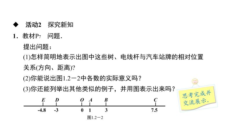 人教版数学七年级上册1.2.2　数轴课件（11张）04