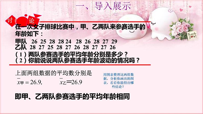 人教版数学八年级下册 20.2 数据的波动程度 课件3第2页