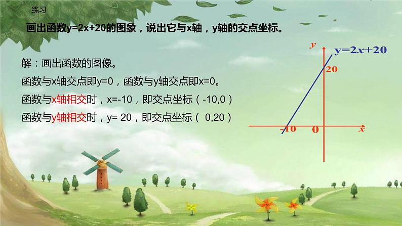 人教版数学八年级下册 19.2.3 一次函数与方程、不等式 课件104