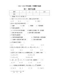 黑龙江省大庆市杜尔伯特蒙古族自治县2021-2022学年七年级下学期期中考试数学试题（无答案）