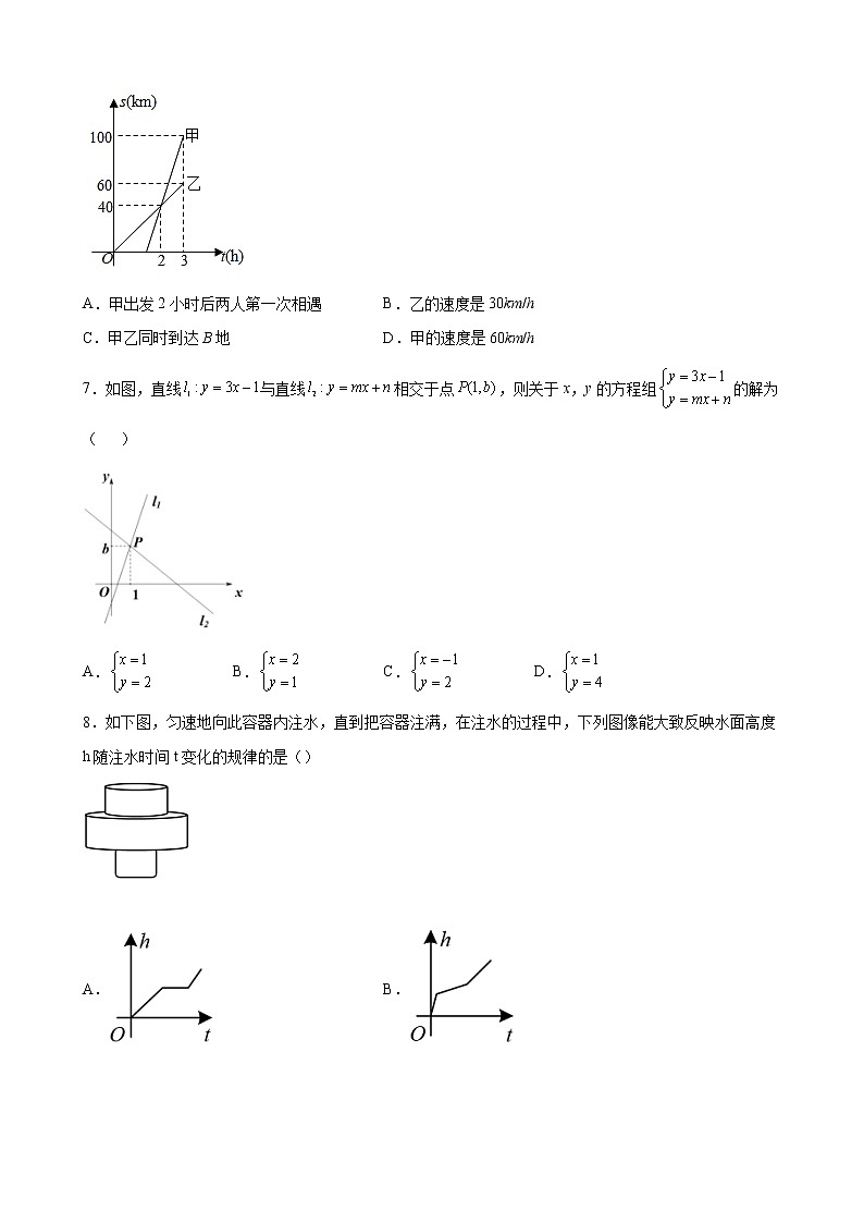 八年级下册数学周周清五（1）-解析版 试卷02