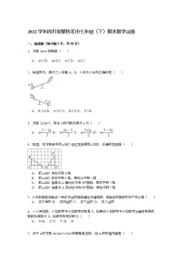 【解析版】2022学年攀枝花市七年级下期末数学试卷