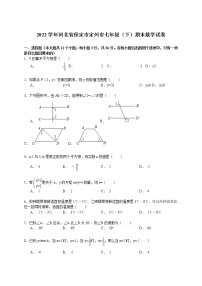 【解析版】保定市定州市2022年七年级下期末数学试卷