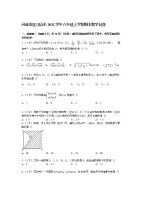 【解析版】驻马店市2022学年八年级上期末数学试卷