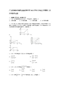 【解析版】张武帮中学2022年八年级上第二次月考数学试卷