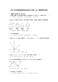 【解析版】洛阳市孟津县2022学年七年级上期末数学试卷