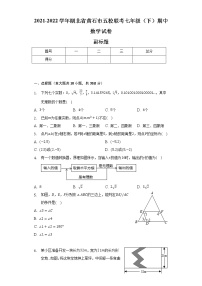 2021-2022学年湖北省黄石市五校联考七年级（下）期中数学试卷（含解析）