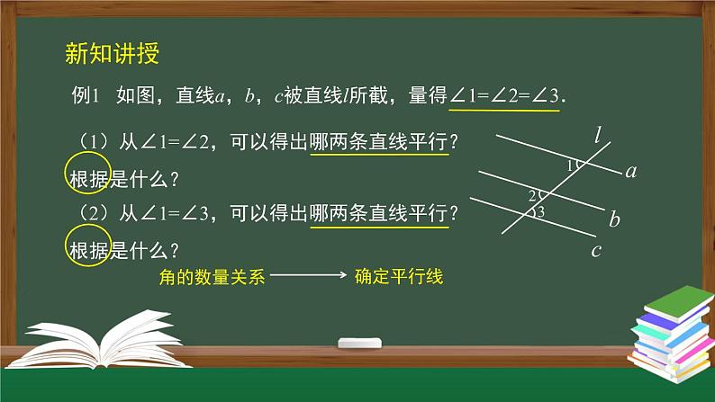 人教版数学七年级下册5.2.2平行线的判定 第2课时课件第4页