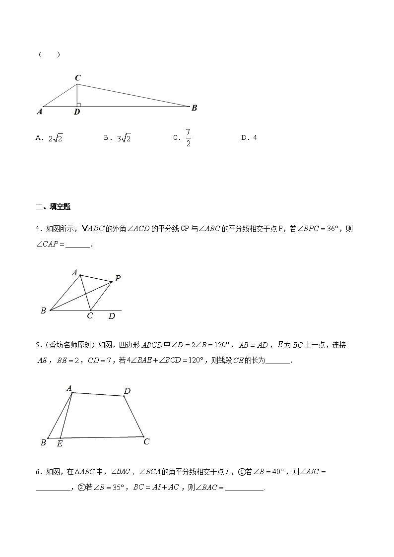 专题13：全等三角线中的辅助线做法及常见题型之和角平分线有关的辅助线-备战2021中考数学解题方法系统训练（全国通用）第2页