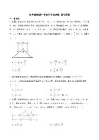 2022年备考浙教版中考数学专项训练 数学思想附答案