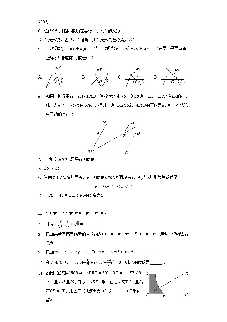 江西省吉安市六校联谊2021-2022学年九年级（下）期中数学试卷（含解析）第2页