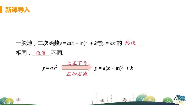 九年级数学浙教上册 1.2 二次函数的图像 PPT课件+教案+練習04