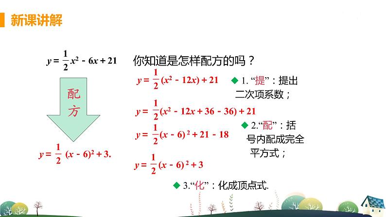 九年级数学浙教上册 1.2 二次函数的图像 PPT课件+教案+練習06