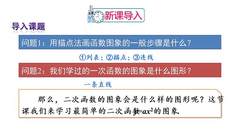 人教版数学九年级上册课件--22.1 二次函数的图象和性质--22.1.2 二次函数y=ax²的图象和性质02