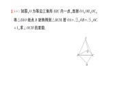 人教版数学九年级上册课件--专题十一 利用旋转探究边角关系——教材P63习题23.1T10的变式及应用