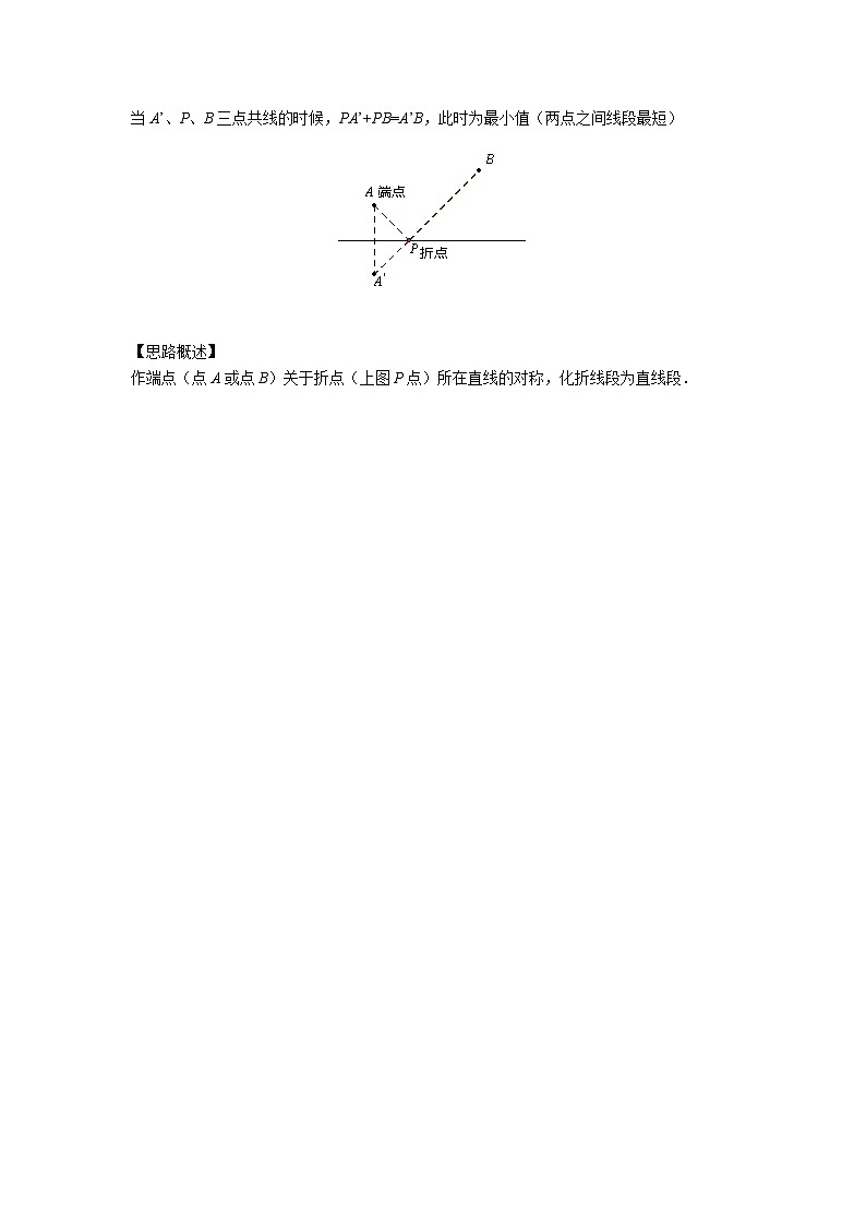 中考数学1最值系列之将军饮马02