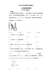 2022年中考数学专项练习：二次函数最值问题