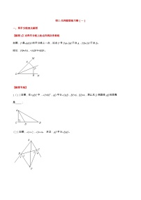 中考数学全等三角形初步——几何模型练习册（一）