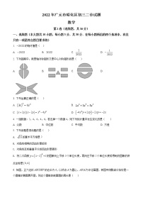 2022年四川省广元市昭化区九年级二诊数学试题(word版含答案)