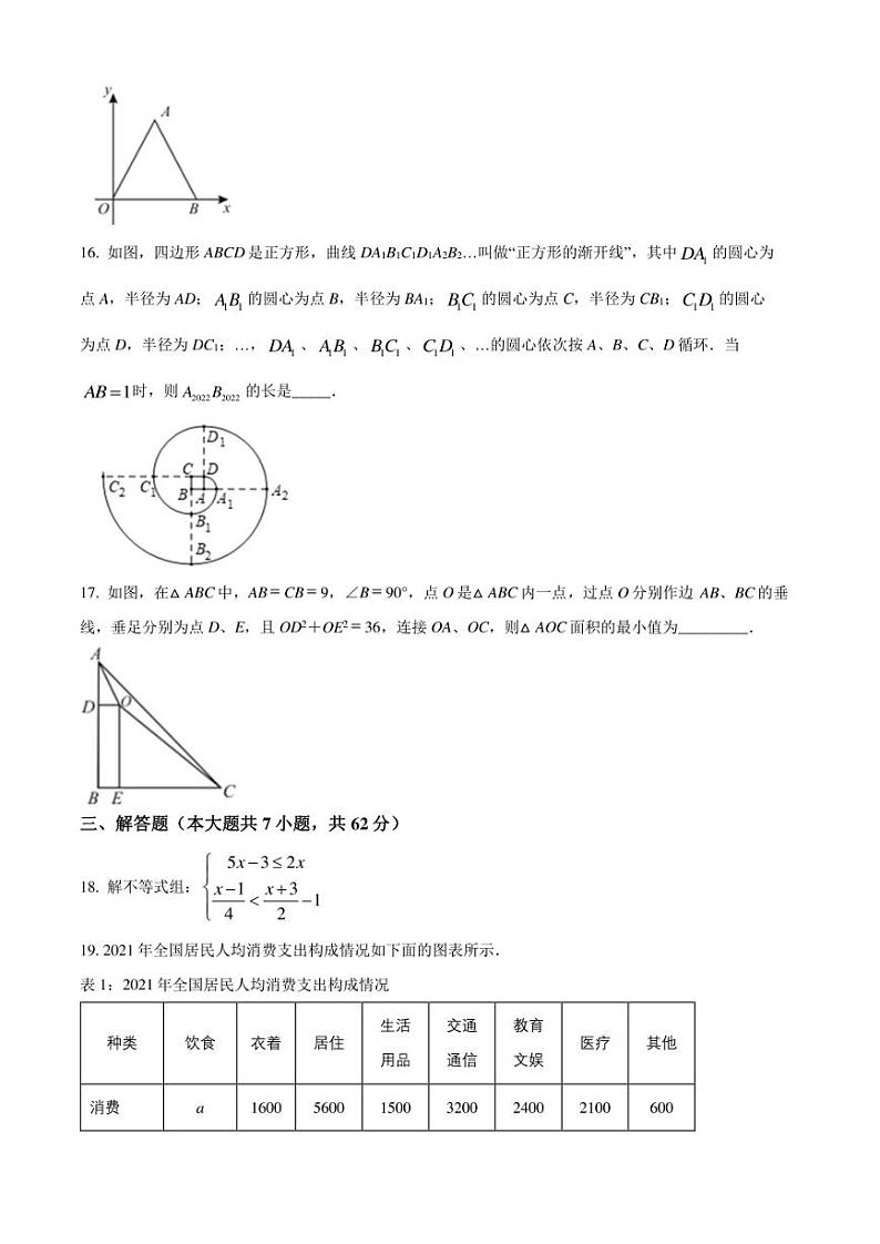2022年广东省佛山市南海区、三水区九年级中考二模 数学 试题（学生版+解析版）03