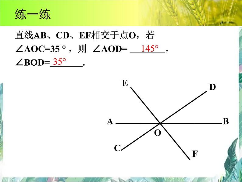 人教版七年级数学下册 第五 章平行线与相交线期末复习课件第5页