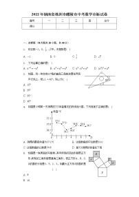 2022年湖南省株洲市醴陵市中考数学诊断试卷（含解析）