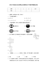 2022年黑龙江省双鸭山市集贤县中考数学模拟试卷（含解析）