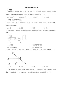 山东省临沂市平邑县2022年九年级一模数学试题及答案