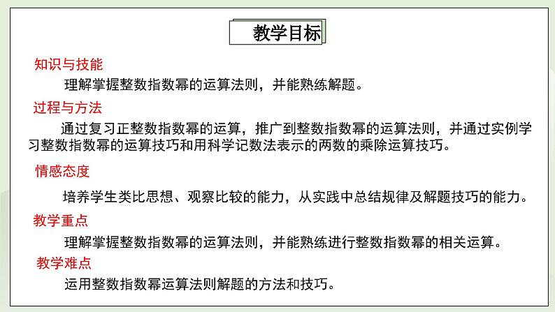 湘教版8上数学第一章1.33《整数指数幂的运算法则》课件+教案02