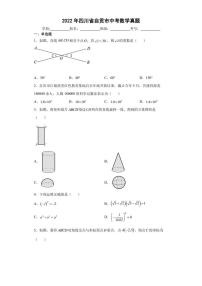 【中考真题】2022年四川省自贡市中考数学试卷（附答案）