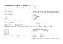 广西省桂林市叠彩区2022学年七年级（下）数学期末综合复习题