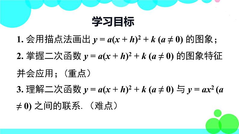 沪科版数学九年级上册  21.2.2 第3课时   二次函数y=a(x+h)²+k的图象和性质 PPT课件02