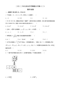 2022年黑龙江省大庆市九年级中考三模数学试题(word版含答案)