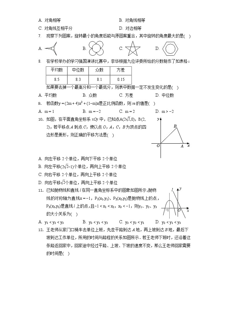 2022年广西玉林市中考数学模拟试卷（4月份）（含答案解析）02