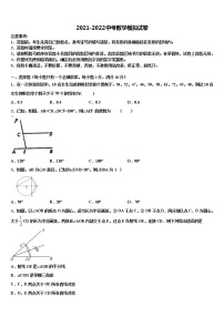 2021-2022学年东王营中学中考数学模拟试题含解析