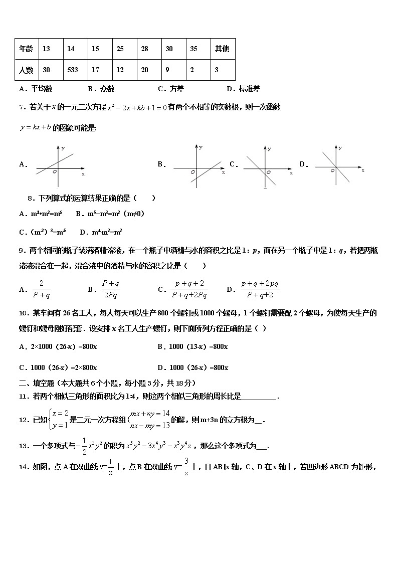 2021-2022学年大石桥市水源二中重点中学中考数学模试卷含解析02