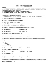 2021-2022学年福建省龙岩市第四中学中考数学对点突破模拟试卷含解析