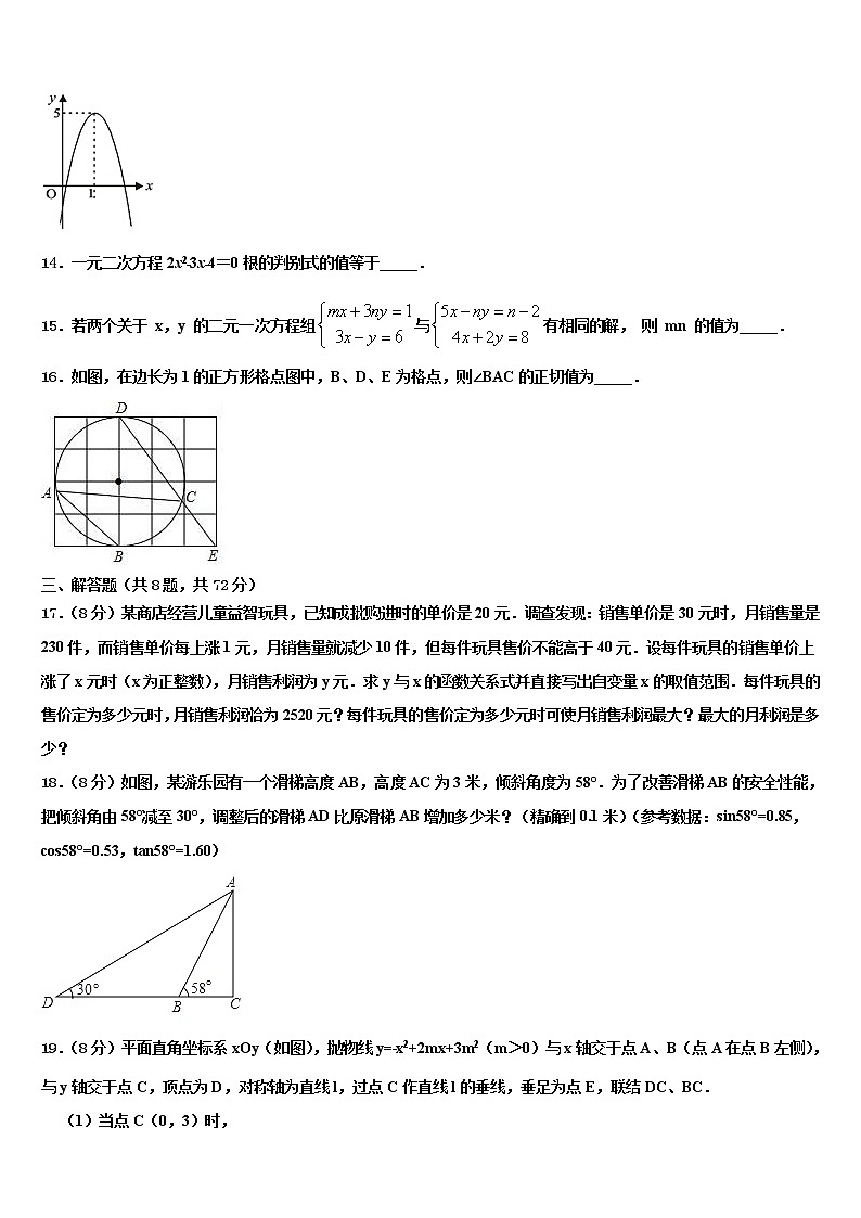 2021-2022学年福建省福州福清市十校联考最后数学试题含解析03