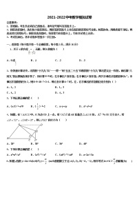 2021-2022学年广东省广州市海珠区中学山大附属中学中考数学全真模拟试题含解析