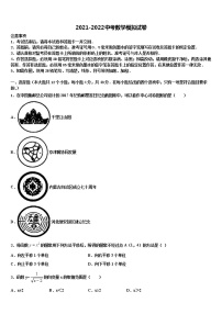 2021-2022学年广东省普宁市华南实验校中考数学对点突破模拟试卷含解析