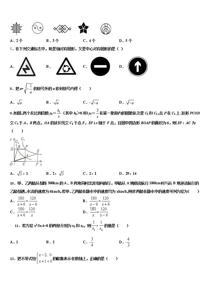 2021-2022学年甘肃省兰州市西固区中考数学全真模拟试题含解析02