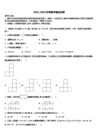 2021-2022学年广东省河源市和平县中考联考数学试题含解析