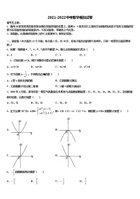 2021-2022学年广东省华师附中中考联考数学试卷含解析