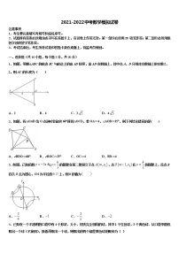 2021-2022学年广东省江门市恩平市中考数学考试模拟冲刺卷含解析