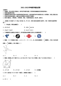 【中考猜想】山东省济南市2022年中考数学适应性模拟试题含解析