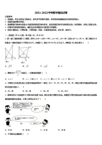 2021-2022学年安徽省淮南市田区重点达标名校中考数学最后冲刺模拟试卷含解析