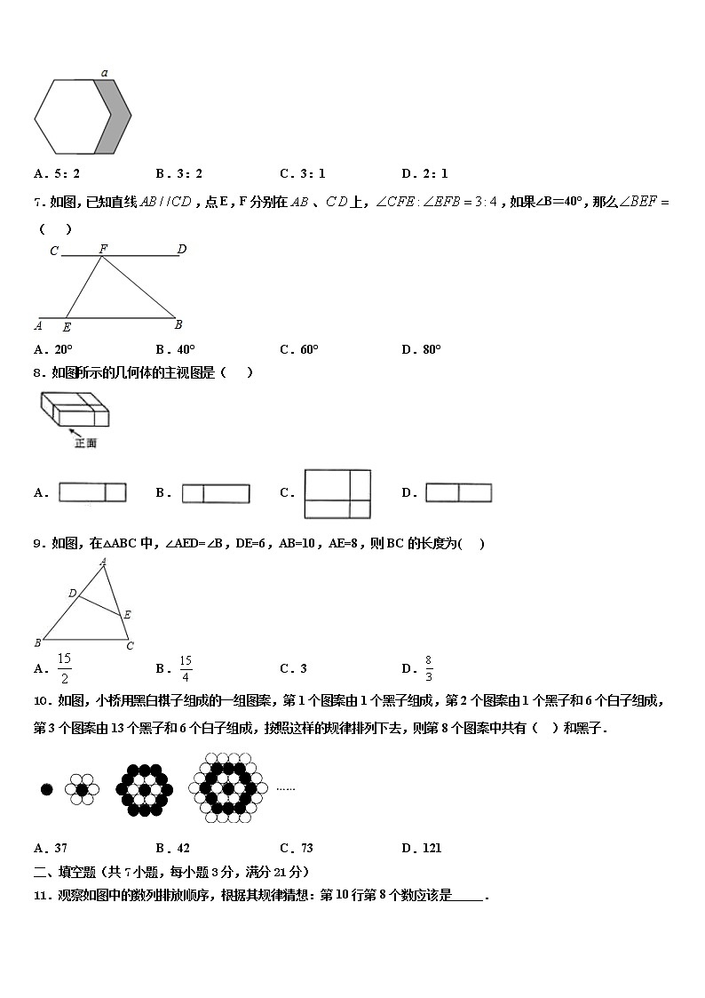 2021-2022学年北京师范大附中达标名校中考试题猜想数学试卷含解析02