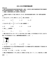 2021-2022学年北京六十六中学中考数学五模试卷含解析