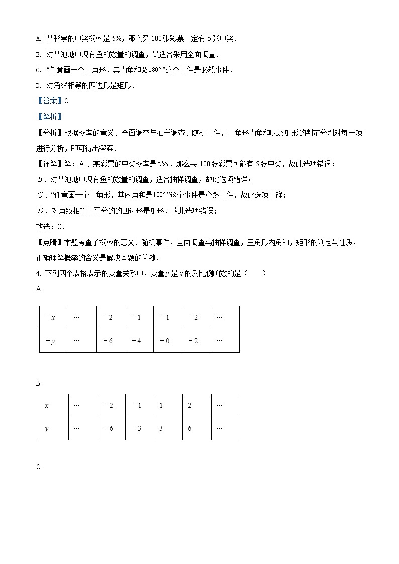 江苏省南京师范大学附属中学新城初级中学2020-2021学年八年级下学期期末数学试题（解析）第2页